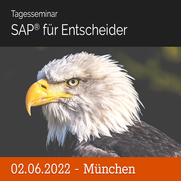 02.06.2022 - Tagesseminar SAP® für Entscheider - München